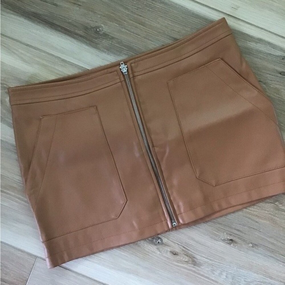 Free People Maya Mod Vegan Mini Skirt 8